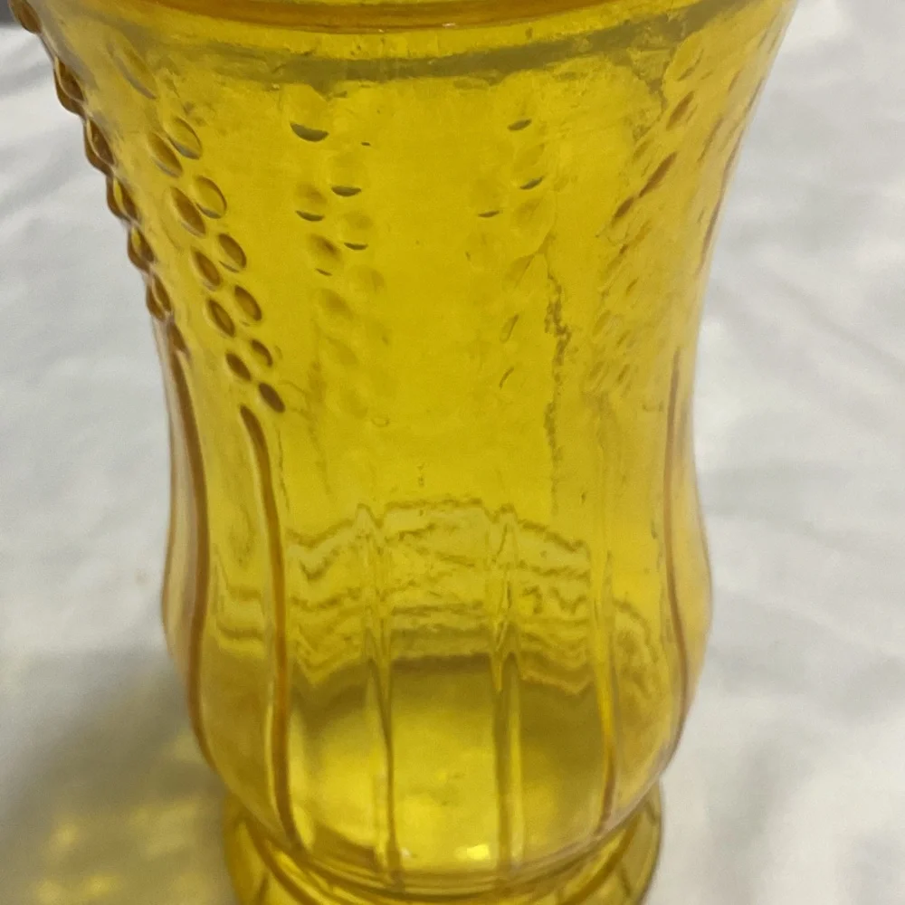 Yellow Glass Vase